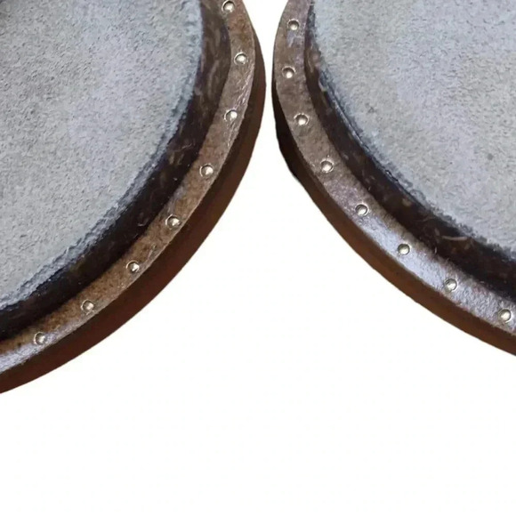 Anthropologie  Musse & Cloud Black Suede Sling Back Sandals Size 7 - Picture 9 of 12